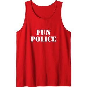 Fun Police Tank Top S Red