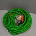 YAMATIC Super Flexible Pressure Washer Hose 50FT for Power Washer Replacement, Kink Resistant Extension With Leak-Free M22 Female & 3/8" Quick Connect Adapters, 1/4" 3200 PSI, Green