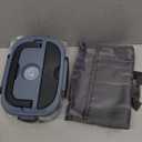 Electric Heated Lunch Box for Men/Women Home 80W Portable Food Warmer with 12V/24V/110V/220V Stainless Steel Leakproof Container for Work Travel Jobsite Camping Christmas White Elephant Gifts (Black & Grey)