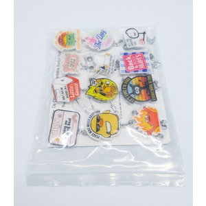 20PC Funny Badge Reels Bulk Pack Set Name ID Clip Holder Fun Cool Cute Meme Decor Dark Humor Sarcastic Skeleton Nurse Teacher Healthcare Medical Assistant Work Office Week Gifts Bulk Accessories