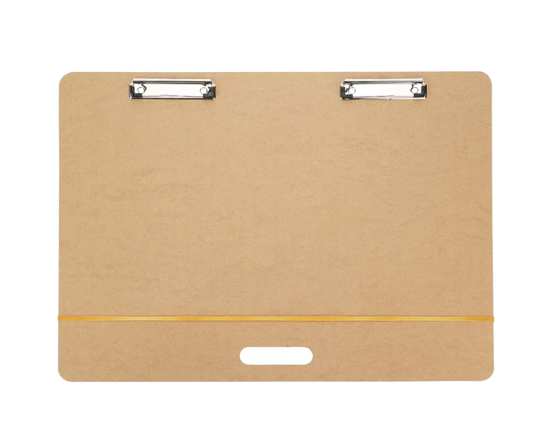 18" x 24" Drawing Board, Artist Sketch Boards with Handle for Drafting Art, Portable Wooden Clipboard for Class or Studio Fit in Artists Tote