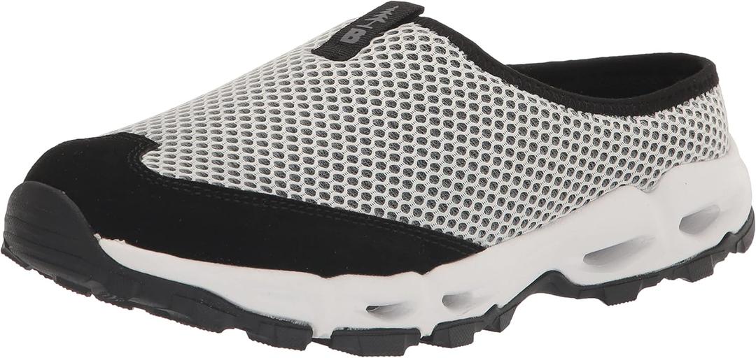 BASS OUTDOOR Women's Aqua Mesh Slide Hiking Shoe (8.5, White)