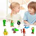 Tralalero Tralala Action Figure,Tung Tung Tung Sahur, BRR BRR Patapim,Collectible Animals Figurine Doll Gifts for Fans (Pack of 8)