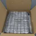 Over Sink Dish Drying Rack (Expandable Height/Length) Snap-On Design Large Dish Drainer Storage Counter Organizer (31-39.5L x 12W x 34-38H inches)