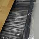 2 Tier Shoe Rack for Closet, 44 Inch Extra Long Shoe Storage Organizer for Shelves, Heavy Duty Metal, Easy Assembly, Black