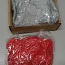 Foaincore 6 Pcs Ferret Clothes Accessories Include Ferret Leash and Harness Set Safe Pet Collar with Bell Small Soft Pet Sweater for Guinea Pig Hamster Chinchilla Teacup Chihuahua Grey and Red