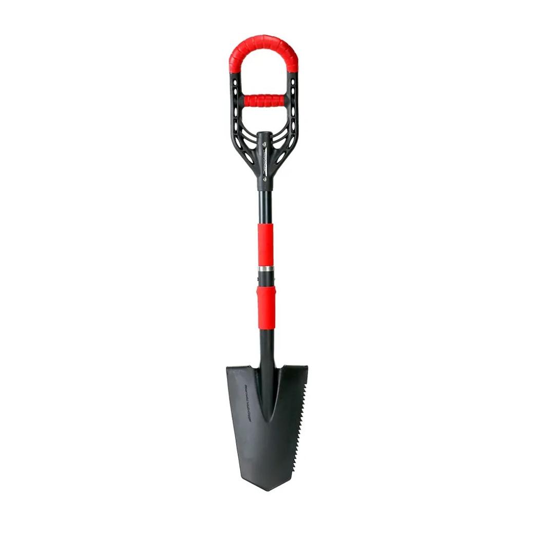 Roamwild Multi-Digger Garden Spade – Reinforced Fibreglass Light Weight Gardening Digging Arrow Head Shovel with Unique Dual Soft AIR Light Grip Technology & Root Saw Stump Cutter.