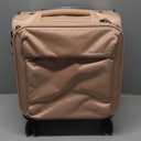 Hanke 16 Inch Underseat Carry On Luggage with Wheels Small Suitcase Softside Luggage Bags for Travel Lightweight Suitcases with Wheels Travel Luggage Personal Item for Men and Women (Pink)