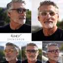 Eyekepper 5-pack Oversized Reading Glasses Square Large Frame Readers for Men and Women +1.00