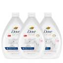 Dove Advanced Care Hand Wash Refill Deep Moisture Value Size, Pack of 3 (34 oz Refill Bottles) | Moisturizing Liquid Hand Soap for Dry Skin
