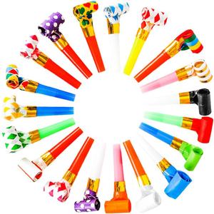 Chshhuao 50 Pcs Funny Blowouts Blow Horns Birthday Party Whistles New Years Party Favors