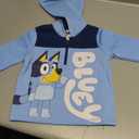 Bluey Bingo Fleece Half Zip Hoodie Toddler to Big Kid