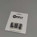 Comply P-Series | Memory Foam Replacement Ear Tips Designed for Etymotic, NuForce, ISOtunes PRO, Q-Jays, & More | Superior Noise Isolation, Ultimate Comfort, Secure Fit | Black (S/M/L) (3 Pairs)