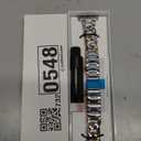 Kolgios Cool Chain Smartwatch Bands Compatible for Apple Watch Bands Stylish Replacement Watch Strap for Iwatch, Size: 42mm(Series 10/11)/41mm/40mm/38mm (Sliver/Rosegold)