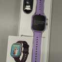 Kids Wach for Girls Boys 6-15 Year Old - Smart Watch for Kids 1.8" Fitness Tracker,No Phone needed,Pedometer Sleep Monitor Heart Rate Waterproof,Puzzle Game for Girls Boys Teens Birthday Gift (Purple)