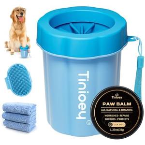 Tinioey Dog Paw Cleaner for Dogs, Dog Paw Washer, Muddy Paw Cleaner, Pet Foot Cleaner, Dog Paw Protector Kit