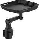 Anti-Slip Silicone Pad Car Cup Holder Expander Food Table Tray Phone Stand Adjustable Base Food Extendable Tray Cup Holder Expander for Car