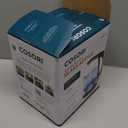 Cosori Electric Kettle, No Plastic Contact With Water, Wide Mouth For Easy Cleaning, Auto Shut Off, 1.7L Tea Kettle & Hot Water Boiler, Water Heater & Teapot, Borosilicate Glass, Black, 1500W (1.8 Quarts)