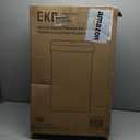 EKO Deluxe Mirage-T 50 Liter / 13.2 Gallon Touchless Rectangular Motion Sensor Trash Can, Matte Stainless Steel Finish