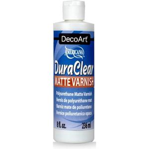 DecoArt DS60-9 American DuraClear Varnishes, 8-Ounce, DuraClear Matte Varnish (8 Fl Oz)