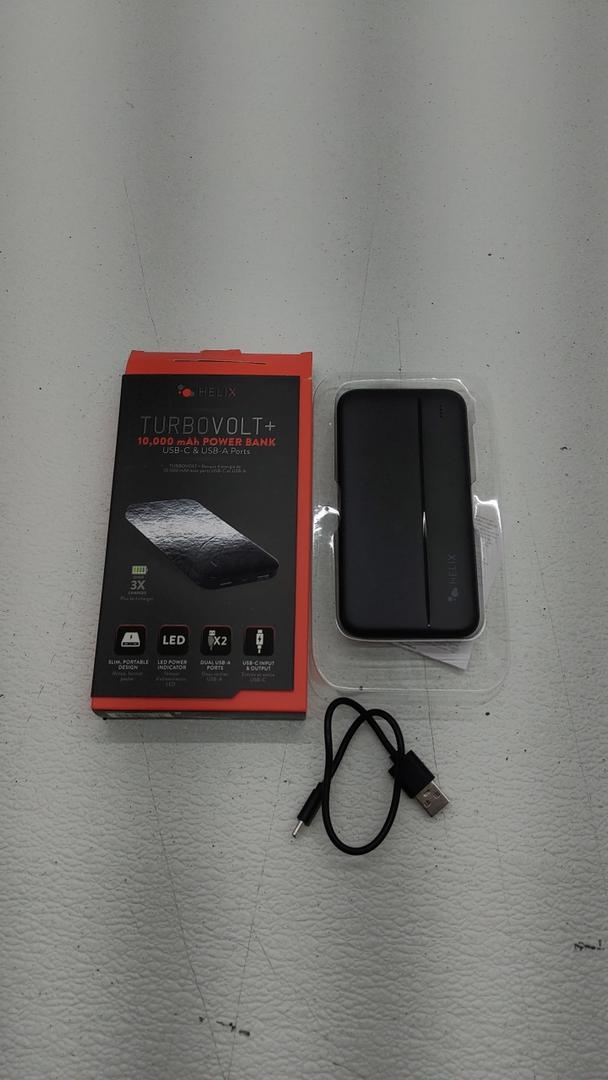 HELIX TurboVolt+ 10,000 mAh Power Bank USB-C & USB-A Ports