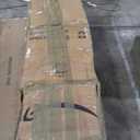 MAXYOYO Giant Bean Bag Chair for Adults, Upholstered Loveseat Floor Sofa with Pillows and Armrests, Large Bean Bag Sofa Plush Chair Bean Bag Couch for Bedroom Living Room, Grey