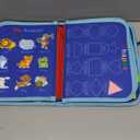 Toddler Busy Board Montessori Toys for 3 4 5 6Year Old, Preschool Learning Activities with Life Skills,ABC,123,Shape,Color,Animal,Weather,Toddler Travel ToysEducational Activity Developing Sensory (Blue)