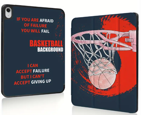 Case for iPad 10th/9th/8th/7th Generation with Pencil Holder, iPad Case 27.69 cm & 25.91 cm with TPU Back, Auto Sleep/Wake Cover, Artsy Designed Pattern