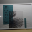 MCS Studio Gallery Movie Poster Frame 27x40 White Woodgrain, Vertical & Horizontal Wall Hanging Large Picture Frame for Photos, Artwork & Custom Posters (1-Pack)