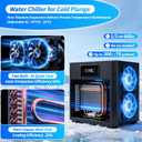 𝑼𝒑𝒈𝒓𝒂𝒅𝒆 1/3 HP Ice Bath Water Chiller, Cold Plunge Chiller with Built-in Stainless Steel Filter & Water Pump, Water Cooling System for Cold Plunge Tubs, Easy Installation Home Professional Use