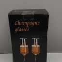 Mr and Mrs Champagne Flutes, Wedding Champagne Flutes Glass 9 oz, Champagne Glasses Set of 2, Bride and Groom Champagne Glasses, Mr and Mrs Gifts, Wedding Gifts Dishwasher Cleaning Christmas