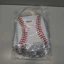 FULJOOY 24 Pcs Baseball Clear PVC Gift Party Bags with Handles Bulk Football Transparent Treat Goodie Tote Sport Clear PVC Snack Bag for Boys Birthday Party Favor Baby Shower Decorations Supplies