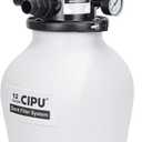 12-inch Sand Filter System with 4-Way Valve Easy to Install for Above Ground Swimming Pools