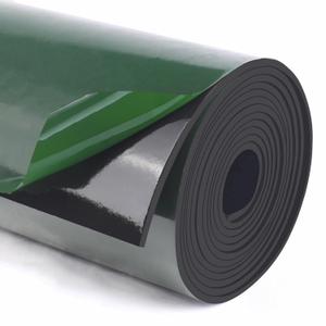 Adhesive Solid Rubber Strips, 12” Wide x 1/16" Thick x 36" Long Self Neoprene Rubber Sheets Rolls with Adhesive Backing for DIY Gaskets, Pads, Sealing, Liner, Weather Striping, Seals, Crafts
