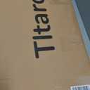 Bathroom Storage Cabinet, Floor Cabinet with 2 Fluted Doors and 2 Adjustable Shelves Wooden Freestanding Organizers and Storage, Black