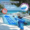 Upgraded Electric Water Gun for Adults Kids 26-32FT Long Range Automatic Squirt Gun Auto-Refill 800ml High Capacity Water Guns Toys with LED Light, Pool Beach Outdoor Summer Gift Toys