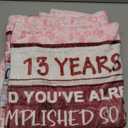 Sweet 13th Birthday Gifts for Girls Blanket 60"x50", Sweet 13 Gifts for Girls - Best 13th Birthday Gift Ideas - Funny Gift for 13-Year-Old Girl - 13th Bday Party Decorations for Women Blankets