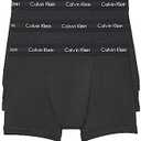 Calvin Klein Men's Cotton Stretch 3-pack Boxer Brief, 3 Black, Medium