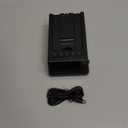 Presents for Men/Women, Cell Phone Stand with Wireless Bluetooth Speaker, 12H Time Display Unique Presents for Him, Husband, Boyfriend, Dad, Her, Wife, Mom, Cool Multi Functional Gadget (Crow Black)