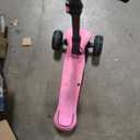 24V Electric Scooter for Kids w/150W Powerful Motor, Thumb Throttle, LCD Screen, Bluetooth, Light-Up Stem Deck & Wheels, 3 Adjustable Heights, 5MPH Safe Speed, 3 Wheel Electric Scooter for Kids