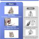 Water Bottle Holder with Strap for 30/32 oz, Crossbody Water Bottle Carrier Bag with RFID Blocking Phone Pocket