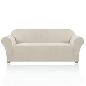 PrinceDeco Stretch Sofa Cover Slipcover Couch Covers for 3 Cushion Couch Furniture Protector Sofa Covers with Non Slip Elastic Bottom Dogs Pet Friendly Fitted (Sofa, Island Fossi)