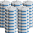 Disposable Toilet Brush Refills, 8pcs Flower Shape Cleaner Pads with Cleaning Solution