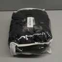 XTMYI Black Curtains 96 Inches Long for Bedroom 2 Panels Linen Sheer Lace Farmhouse Boho Gothic Curtain Drapes for Living Room Home Decor