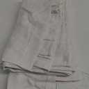 Cream Linen Curtains 102 inches Long 2 Panels Set for Living Room Extra Long Back Tab Curtains Neutral Farmhouse Light Filtering Semi Sheer Linen Drapes Ceiling to Floor for Large Window Ivory