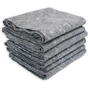 Padded XL Moving Blankets, 6 Pack, Heavy Duty, Eco-Friendly Pads for Packing & Furniture Protection