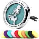 AZNECK Car Diffuser Vent Clips Aromatherapy Essential Oil Car Diffuser Vent Clip Air Freshener 10 Felt Pads Cartoon Chicken Car Accessories for Women Gifts