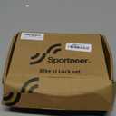 Sportneer Bike Lock: 18mm Heavy Duty Anti Theft Bike U Lock with 5ft Security Steel Cable - Shackle Bicycle U-Locks with 3 Keys & Mounting Bracket for Road Mountain Electric Bike, Size 8.58'' x 4.85''