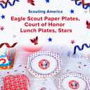 Official Eagle Scout Paper Plates, Court of Honor Lunch Plates, Stars - 25pk