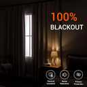 MYSKY HOME White Blackout Curtains 84 inches Long Pinch Pleated Curtains for Living Room Bedroom 100% Room Darkening Black Out Window Drapes with Hooks Back Tab, 40" Wide per Panel, 2 Pieces
